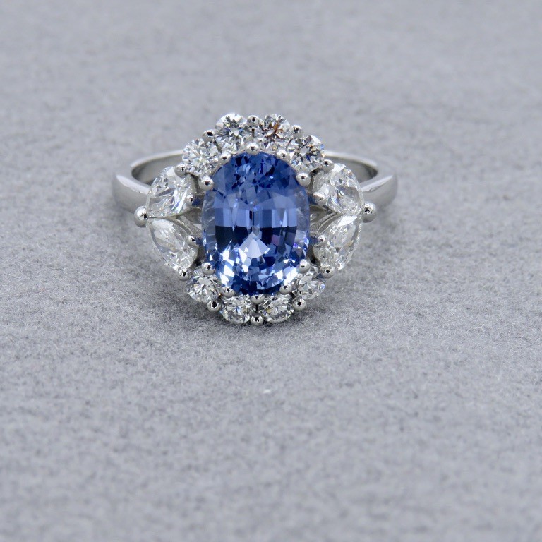 sapphire and diamond ring