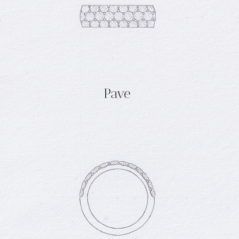 pave setting drawing