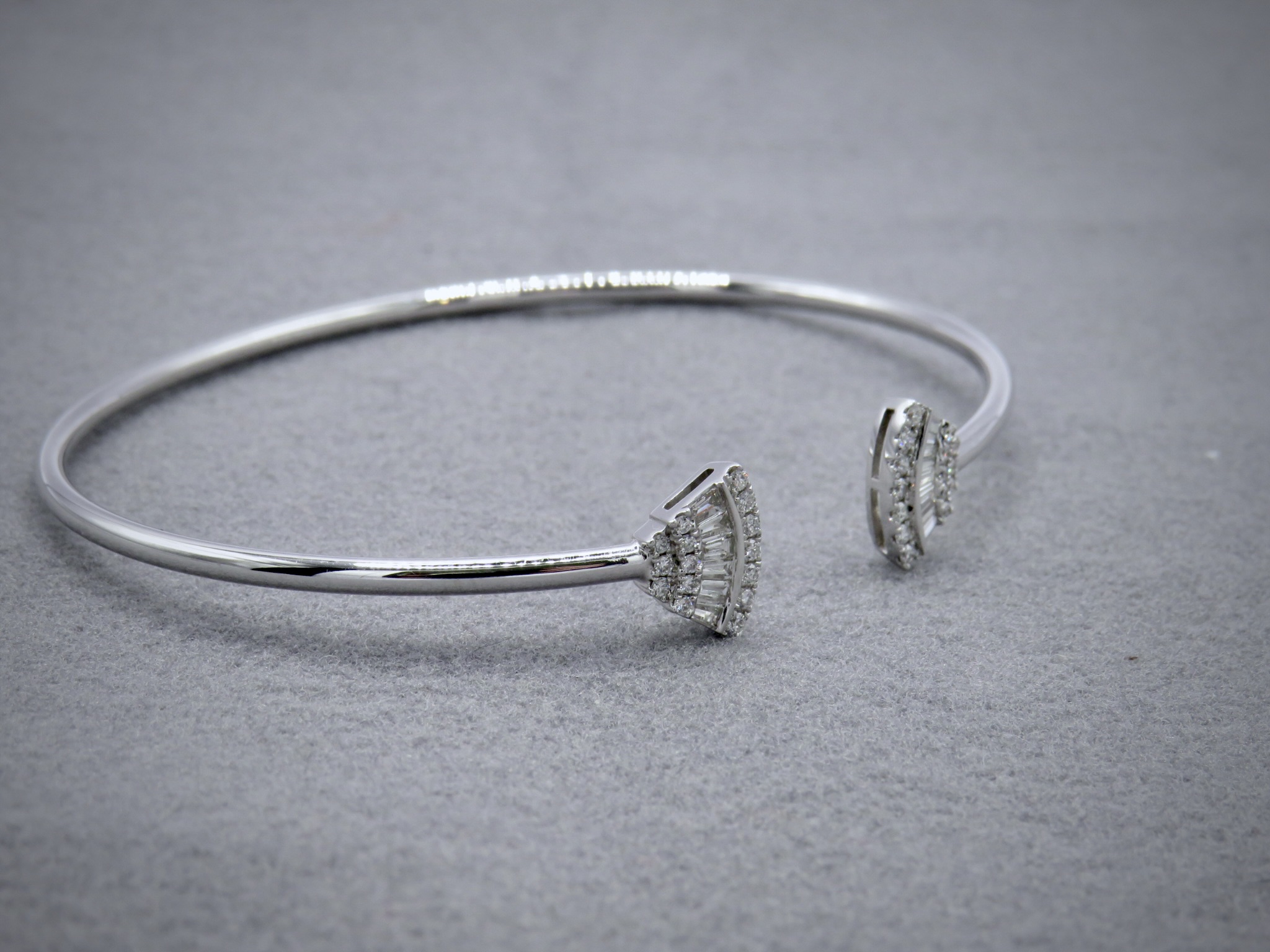 diamond bangle art deco style